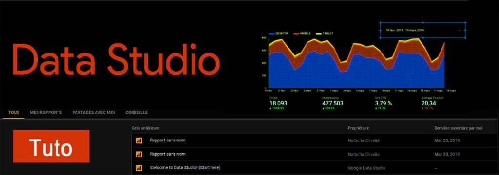Google data studio, l'outil de dataviz on line de Google